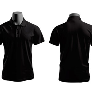 Polo Camisero Color Negro